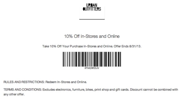 Urban Outfitters Promo Code March 2015: Find Urban Outfitters Coupons ...
