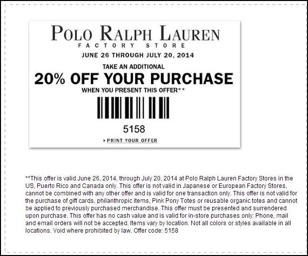 polo outlet discount code